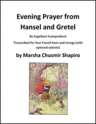 Evening Prayer From Hansel & Gretel Orchestra sheet music cover Thumbnail